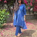 Indigo Bandhej Coord Set