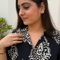Noir Cotton Co-ord Set