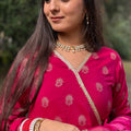 Ria Pink Angrakha Set