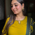 Misha Mustard Green Suit