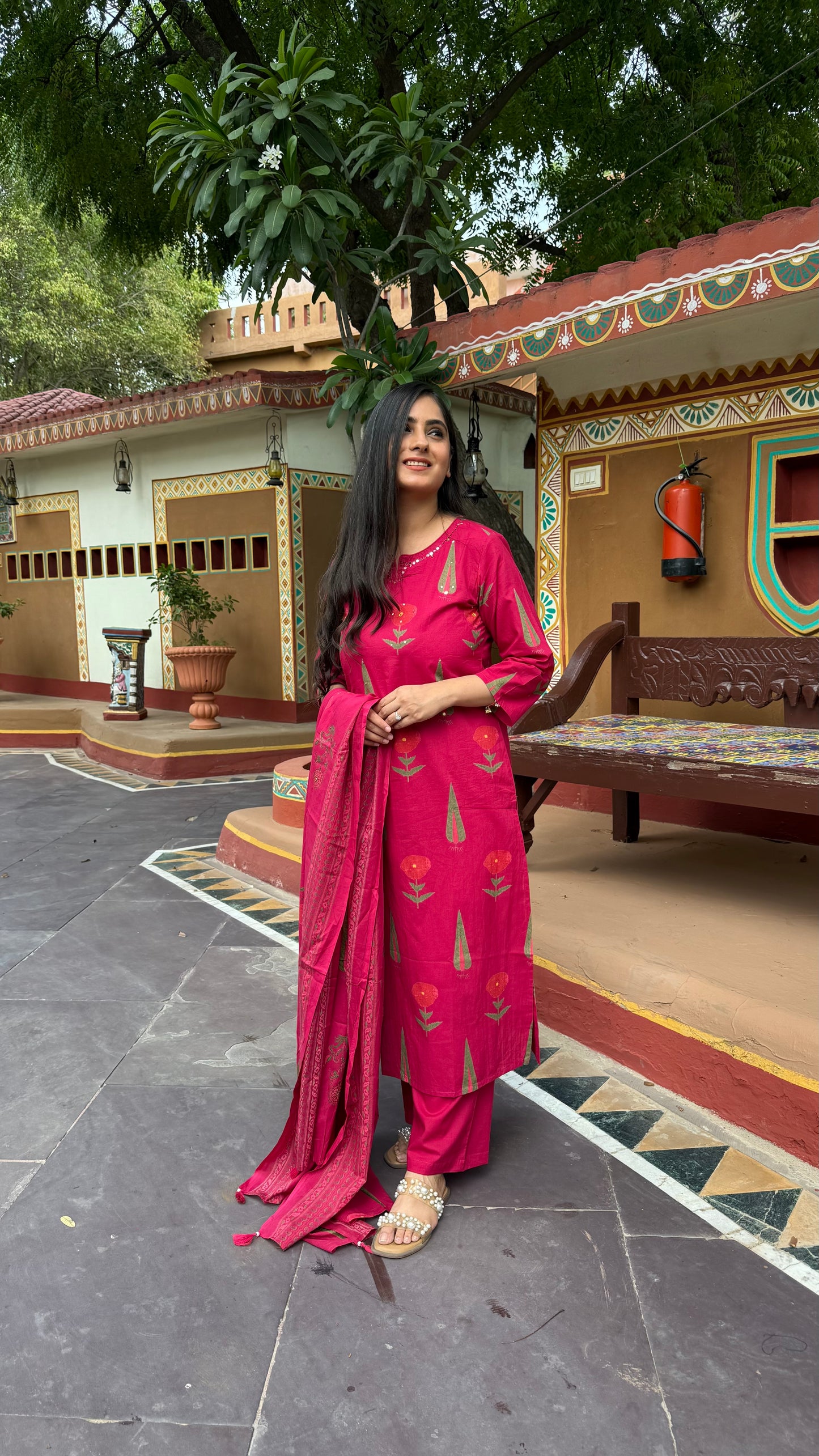 Bloom Tales Cotton Suit