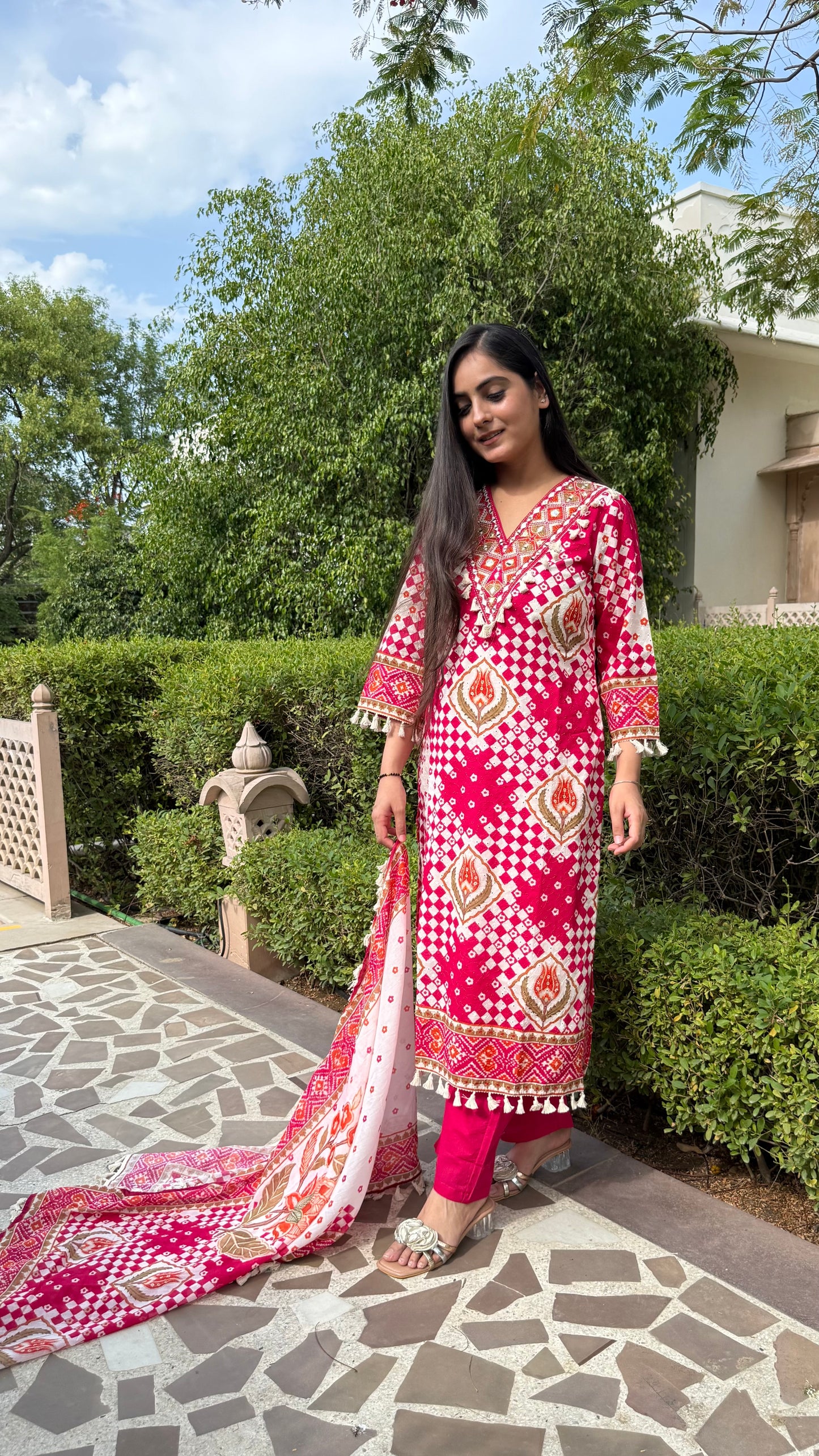 Rangrez Tassel Suit Set