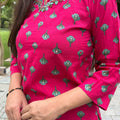 Manya Pink Floral Sharara Suit
