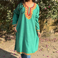 Rehmat Teal Green Phiran