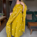 Himani Mustard A-Line Suit