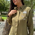 Olive Bloom Shirt