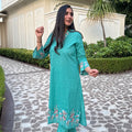 Aqua Bloom Co-ord Set