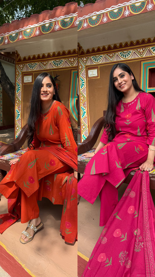 Bloom Tales Cotton Suit