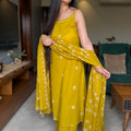 Himani Mustard A-Line Suit