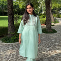 Mint Green Embroidered Co-ord Set