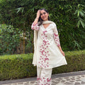 Sahiba Off White A-Line Suit