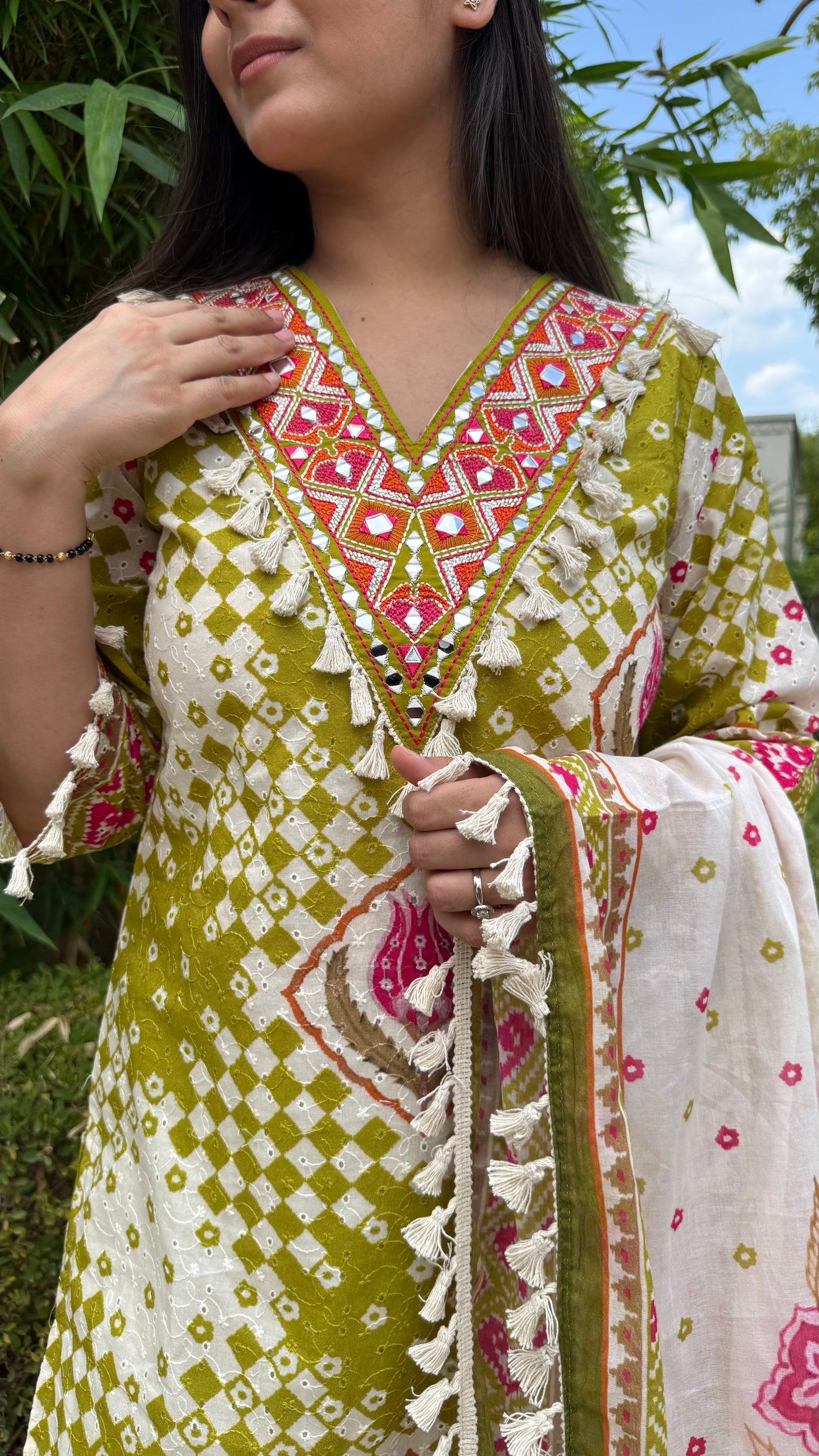 Rangrez Tassel Suit Set