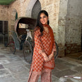 Meher Rust Farshi Suit