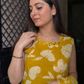 Prachi Mustard Embroidered Suit