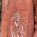 Neha Rust Embroidered Coord Set