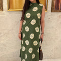 Pooja Green A-Line Coord Set