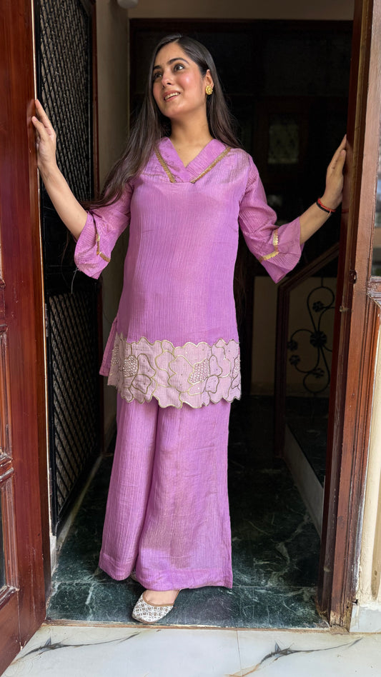 Surbhi Lilac Coord Set