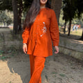 Sneha Orange Coord Set