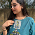 Neha Teal Cotton Suit