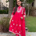 Riya Pink Thread Embroidery Set