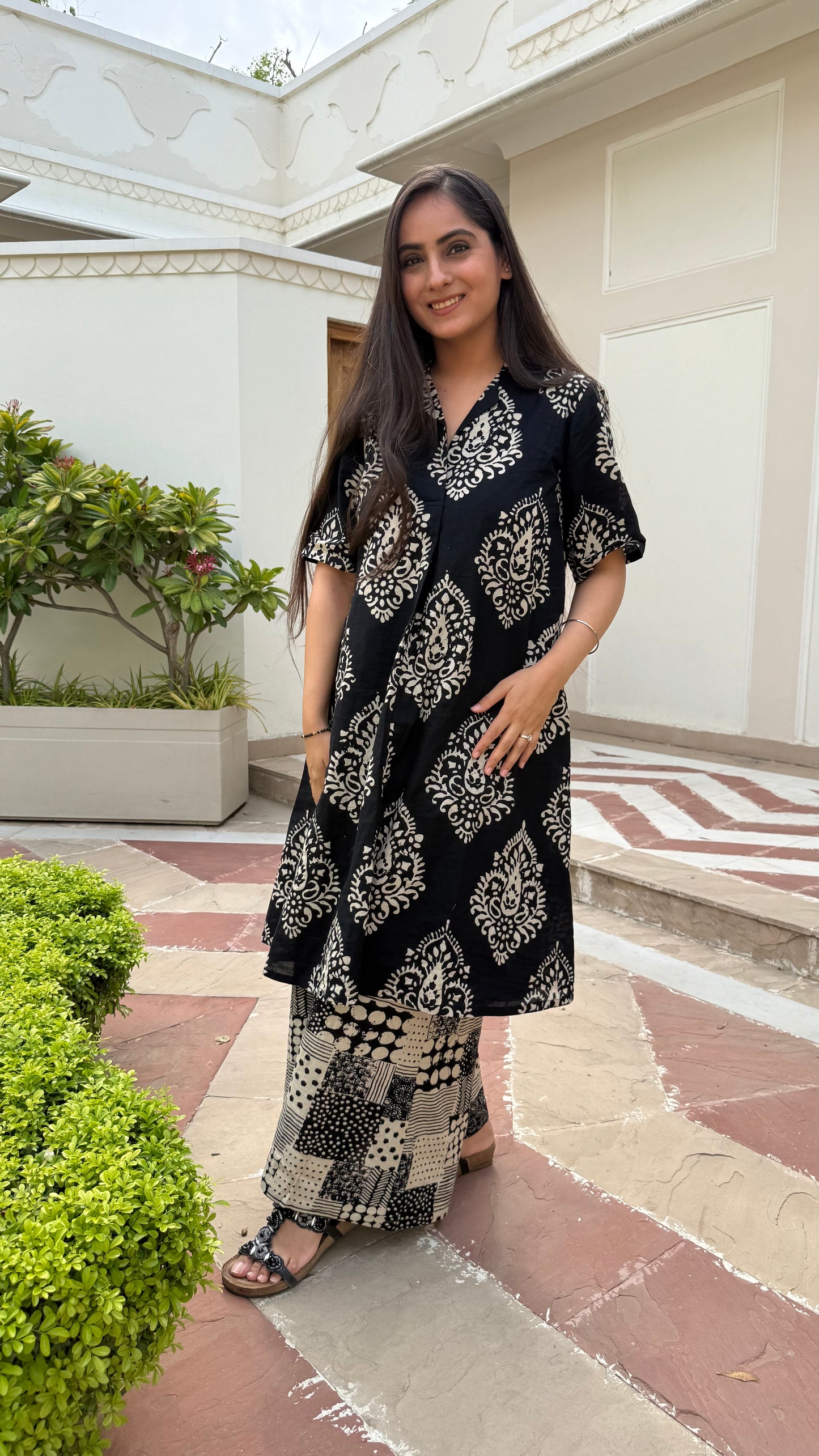 Noir Cotton Co-ord Set