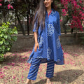 Indigo Bandhej Coord Set
