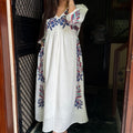White Embroidered Dress