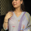 Shikha Lilac Floral Suit