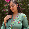 Rashmi Cyan Cotton Suit