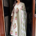 Sakshi Cream A-Line Suit