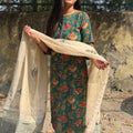 Kusum Green Cotton Suit