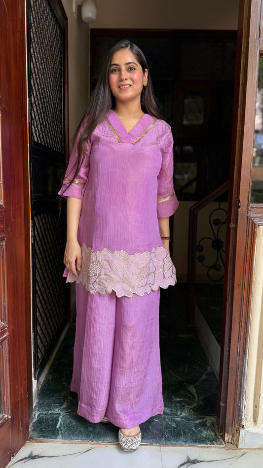 Surbhi Lilac Coord Set