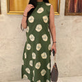 Pooja Green A-Line Coord Set