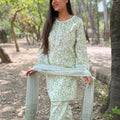 Sakshi Pastel Green Farsi Salwar Suit