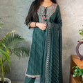 Dark Green Lurex Suit