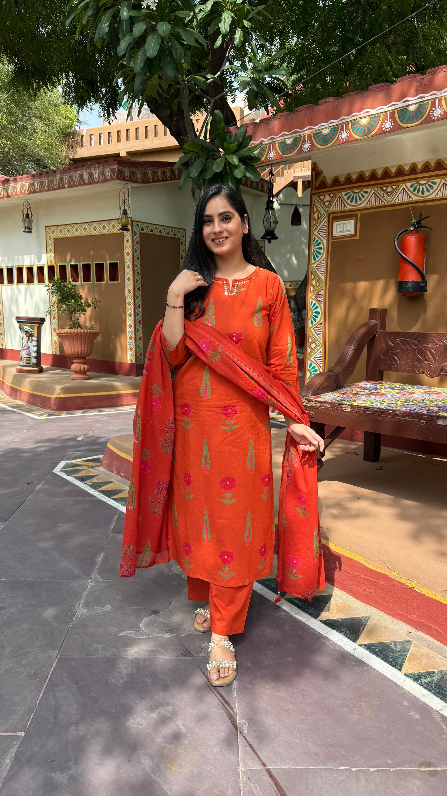 Bloom Tales Cotton Suit