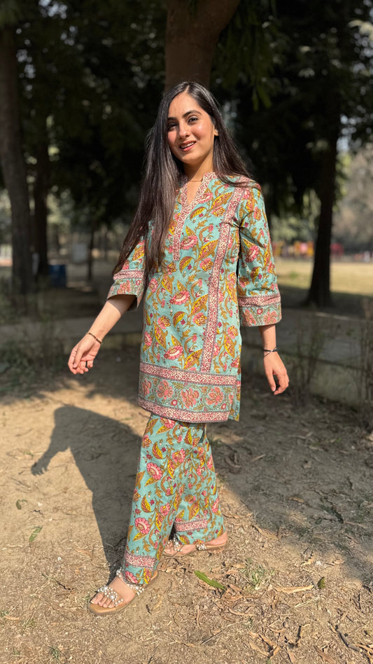 Saanvi Pista Coord Set