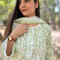 Sakshi Pastel Green Farsi Salwar Suit