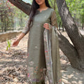 Vamika Kota Dori Embroidered Suit