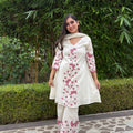 Sahiba Off White A-Line Suit