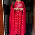 Richa Red Bandhej Suit