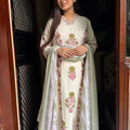 Sakshi Cream A-Line Suit