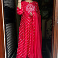 Richa Red Bandhej Suit