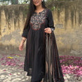Kashish Black A-Line Suit