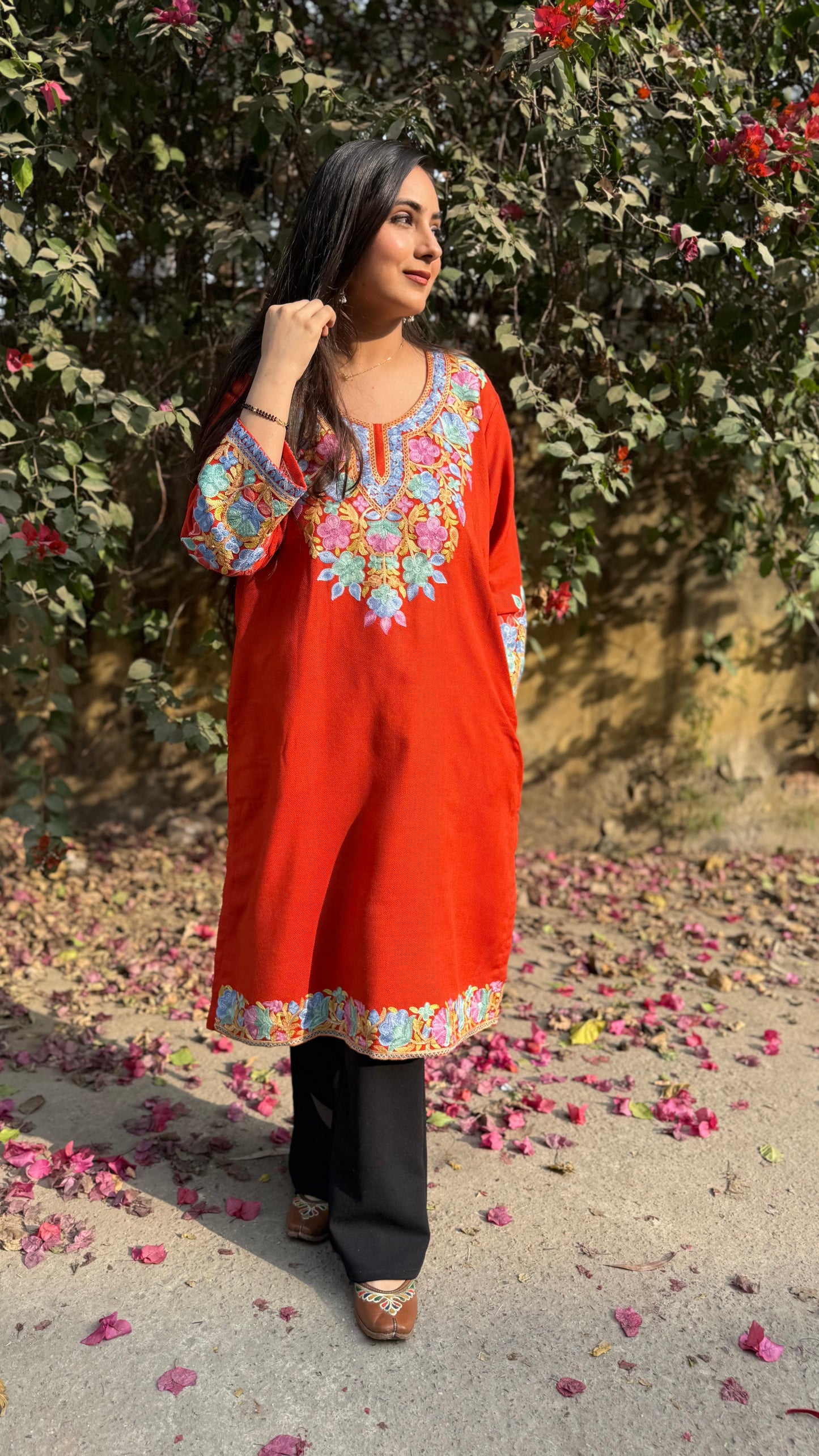 Mahi Brick Orange Phiran