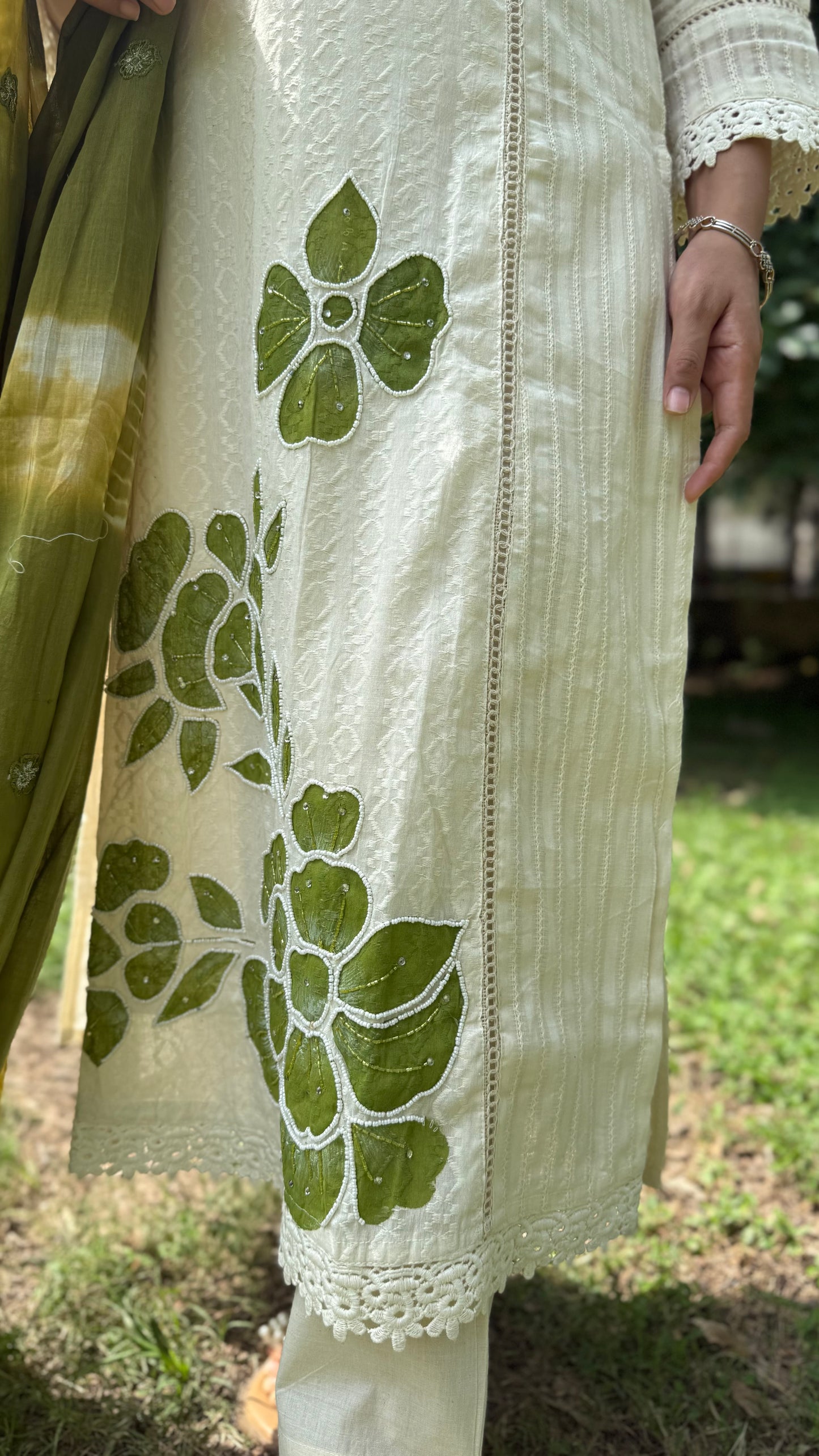 Gul-e-Subah Schiffli Suit Set
