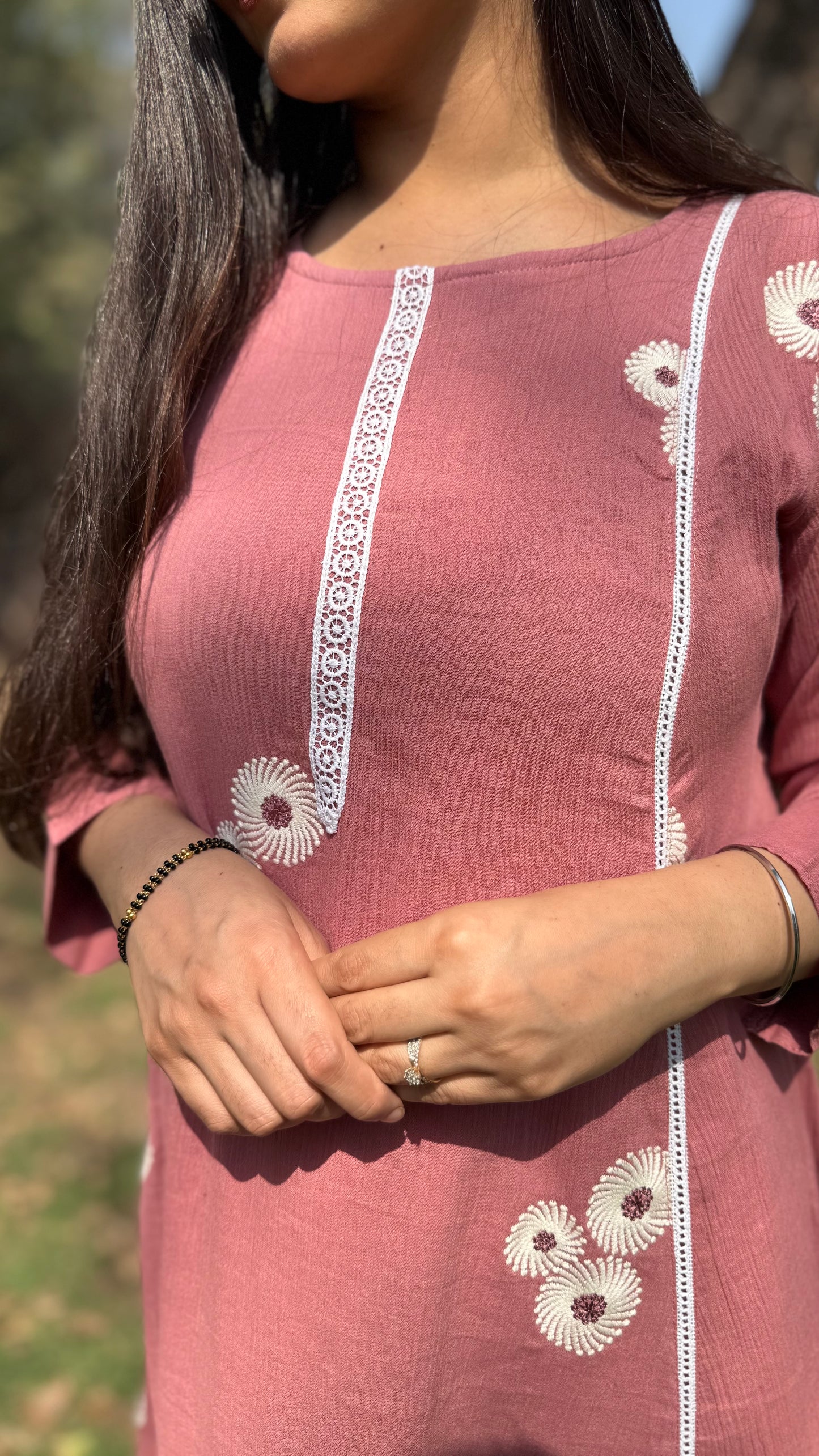 Maira Pink A-Line Kurta