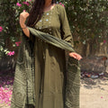 Salony Mirror Anarkali Suit