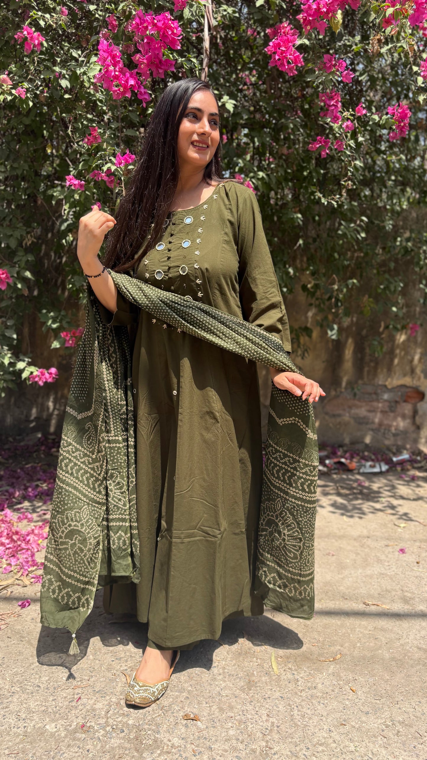Salony Mirror Anarkali Suit