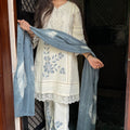 Komal Cream A-line Suit